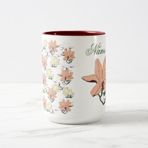 Magnolia vår Två-Tonad mugg