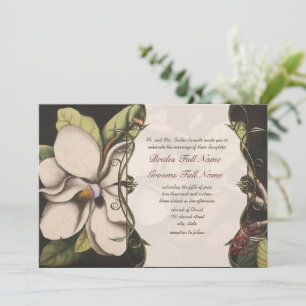 Magnolia Wedding-inbjudningar Inbjudningar