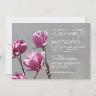 Magnolia Wedding-inbjudningar Inbjudningar
