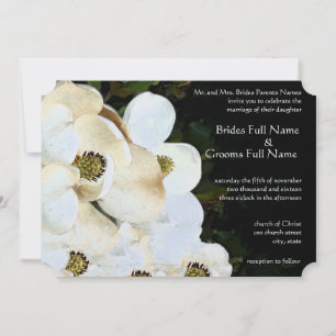 Magnolia Wedding-inbjudningar Inbjudningar