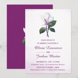 Magnolia Wedding-inbjudningar Inbjudningar