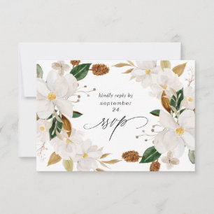 Magnolia White Blommigt w Meal OSA kort