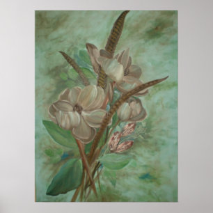 Magnoliablom Poster