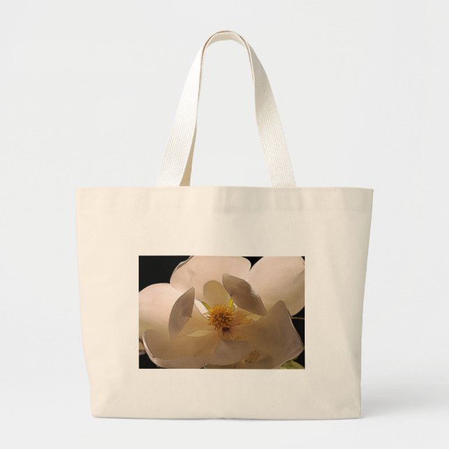 Magnoliablomma Jumbo Tygkasse (Framsidan)