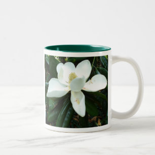 Magnoliablommar Två-Tonad Mugg