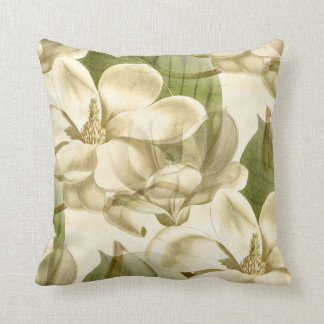 magnoliablommigtgrönt kudde