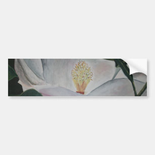 magnoliablomolja målning bildekal