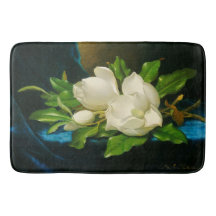 Magnoliaen blommar den blom- Heade badmattan