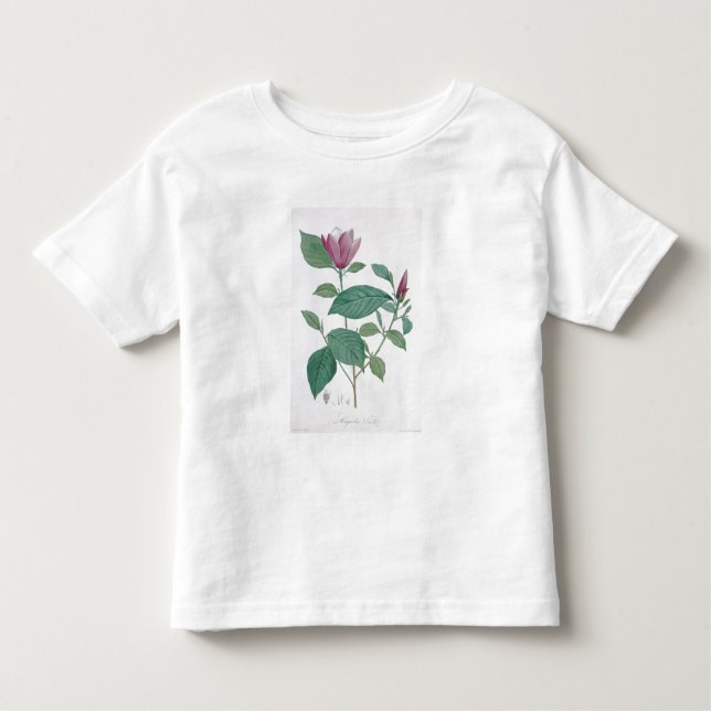 Magnoliaen missfärgar, inristat av Legrand (tänd T-shirt (Framsida)