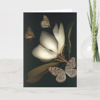 magnoliaen och butterflies1 noterar kortet kort