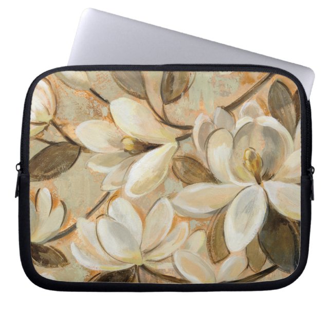 Magnoliaenkelhetskräm Laptop Sleeve (Framsidan)