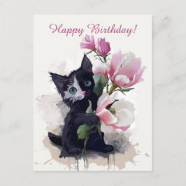 Magnolias bloom vykort