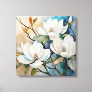 Magnolias Canvastryck