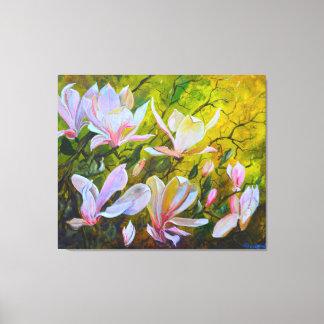 Magnolias Canvastryck
