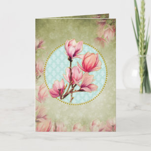 MAGNOLIAS - gratulationskort Helgkort