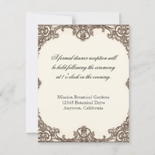 Magnolias n Bird of Paradise - OSA Response Card Inbjudningar