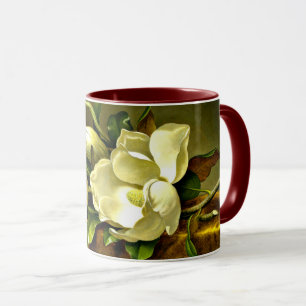 Magnolias vid Guld Velvet Trasa Mugg