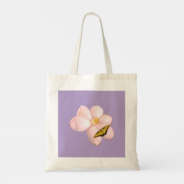 Magnoliautskrift, Värdeaffischpapper (Semi-Gloss) Tygkasse (Baksida)