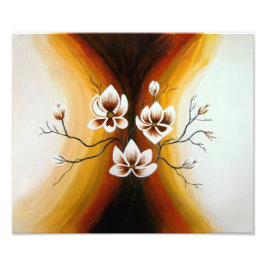 Magnolien, Acryl -  Fototryck