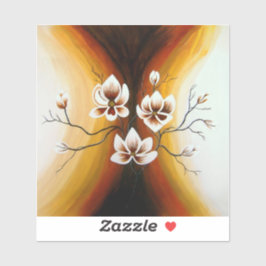 Magnolien, Acryl -  Klistermärken