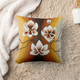 Magnolien, Acryl - Kudde