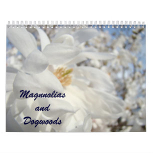 Magnolior och Dogwoods Träd Blommor Kalendrar Kalender