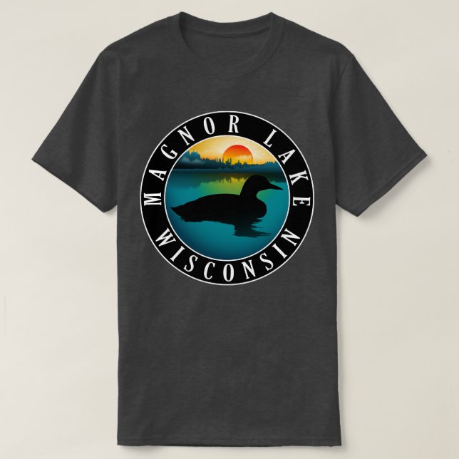 Magnor Sjö Wisconsin Loon T Shirt (Design framsida)