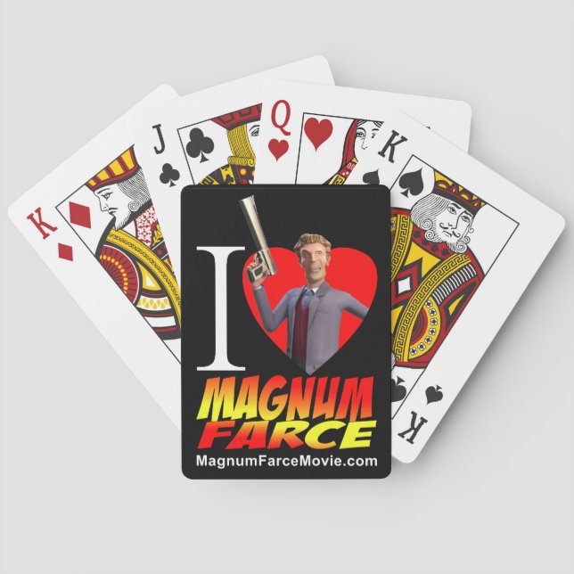 Magnum Farce spelkort (Baksidan)