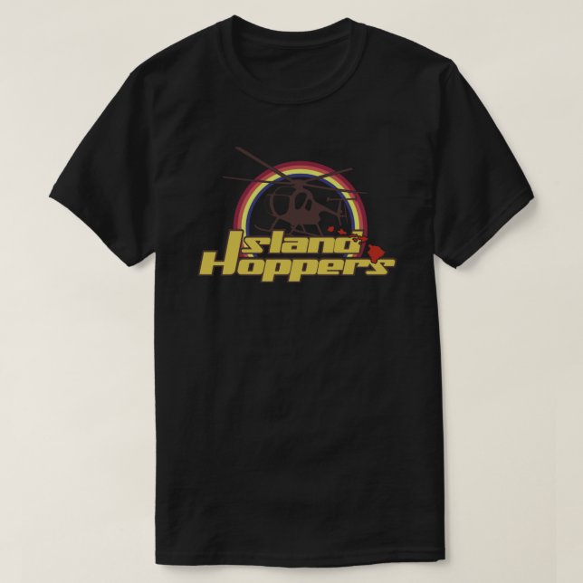 Magnum Island Hoppers logotyp (för ljusa färgader  T Shirt (Design framsida)