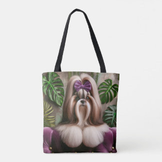 Magnum Maximus Luxe Tropical Canvas Tote Tygkasse