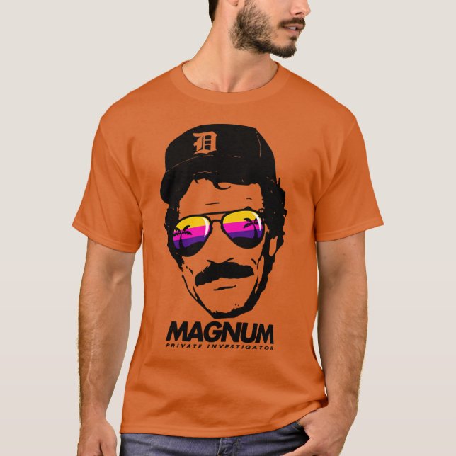 Magnum PI-familj T Shirt (Framsida)