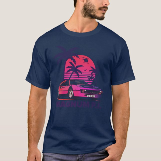 Magnum Pi Hawaii T Shirt (Framsida)