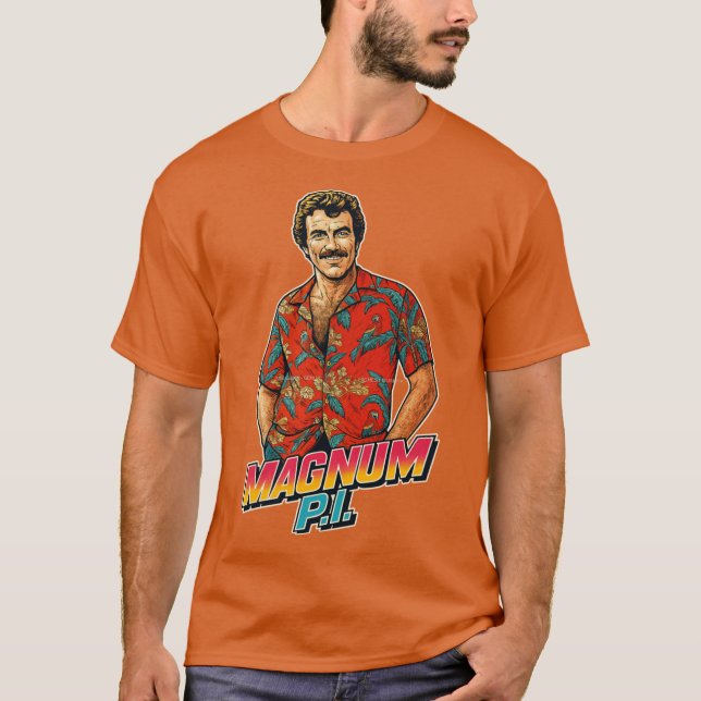 Magnum PI vän T Shirt (Framsida)