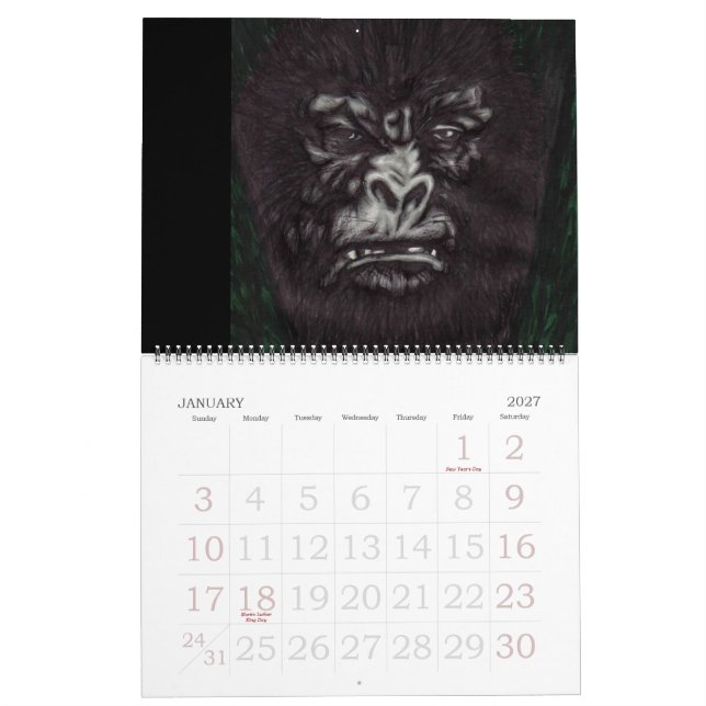 Magnus konst kalender (Jan 2027)