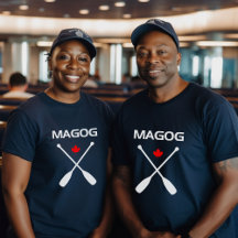 Magog Canada Crossed Paddle Oars Maple Löv Mörk