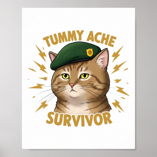 Magont överlevare dekal poster (Framsidan)