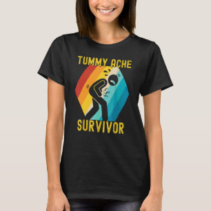 magont överlevare Magont IBS Män Kvinnor 4 T Shirt