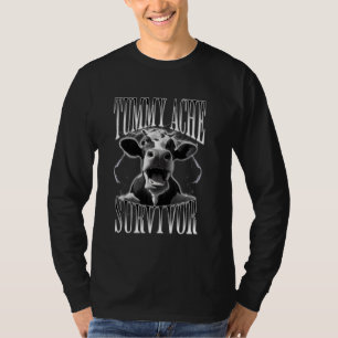 Magont överlevare Rollig ko meme Moo gård humor T Shirt