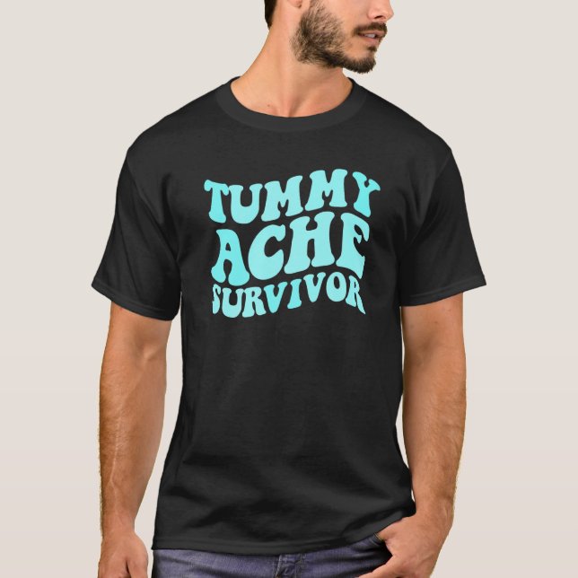 Magontagare Buksmärta  Barn Magont T Shirt (Framsida)