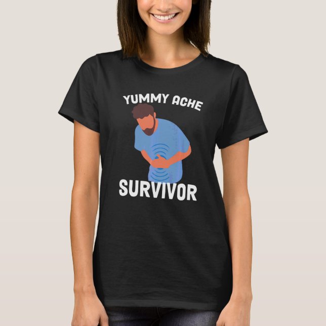 Magontsöverlevare   t shirt (Framsida)