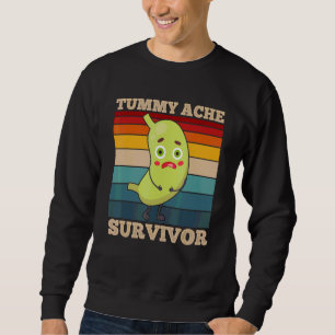 Magontsurvivor Magont Magproblem IBS  Man Kvinna R Lång Ärmad Tröja