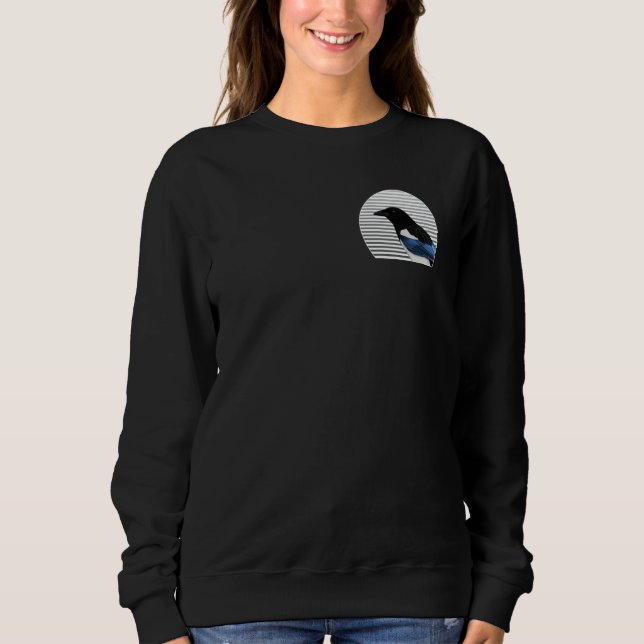 Magpie Bird Birder Bird Birdwatcher Animal Biologi T Shirt (Framsida)