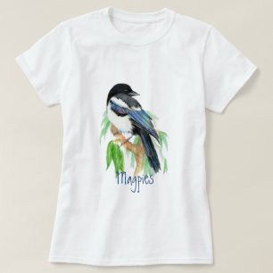 Magpie, Bird, Garden, Nature, Wildlife Tröja