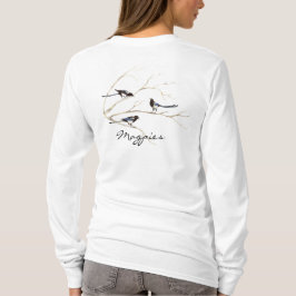 Magpie Bird, Nature, Wildlife Hoodie Tee