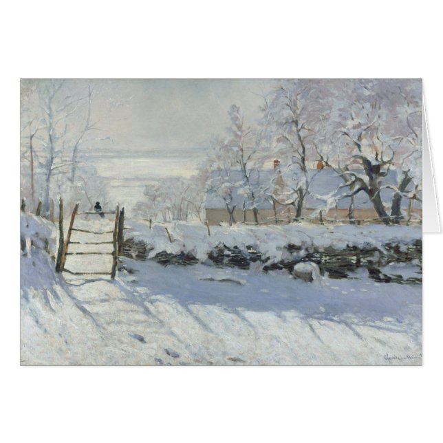 Magpie Claude Monet OBS Kort (Framsidan Horizontal)
