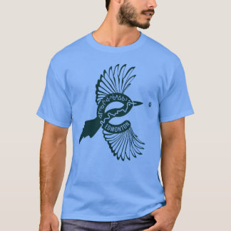 Magpie Edmonton City Bird T Shirt