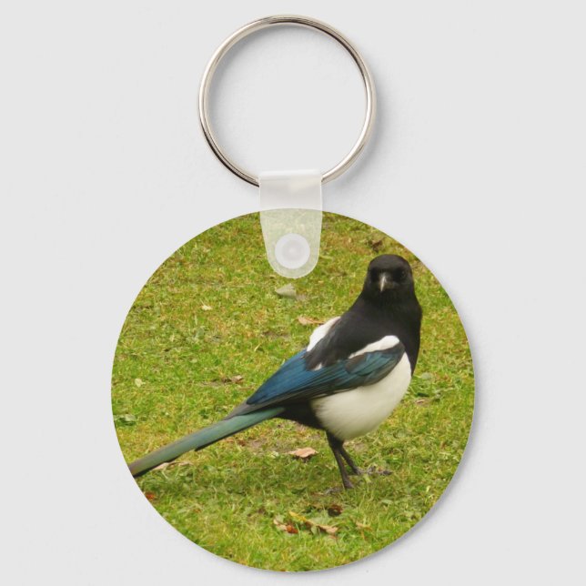 Magpie Keychain Nyckelring (Framsida)