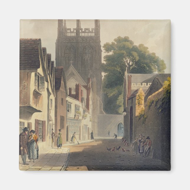 Magpie Lane, Oxford, illustration från Histor Magnet (Framsidan)