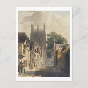 Magpie Lane, Oxford, illustration från Histor Vykort