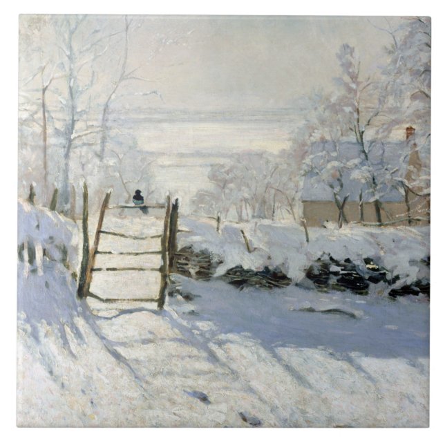 Magpie, Monet Kakelplatta (Framsidan)